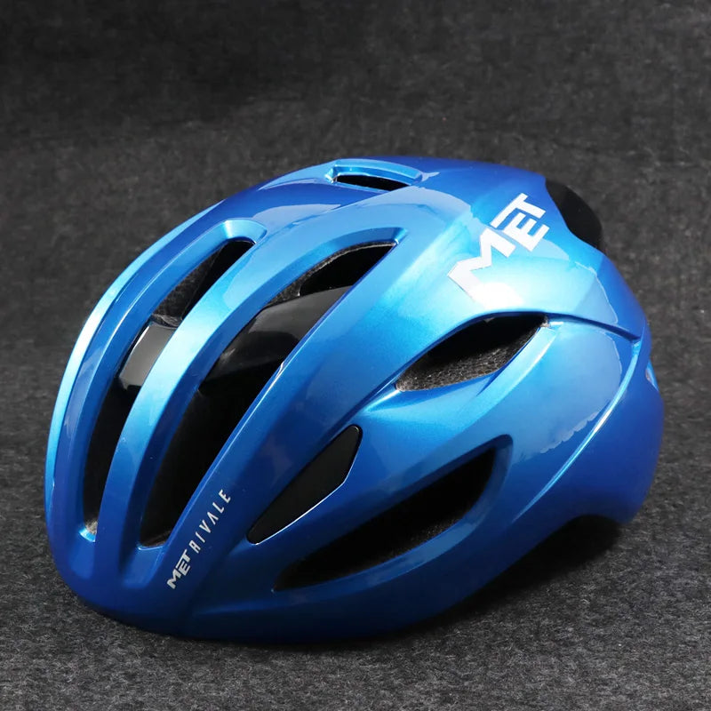 Casco de bicicleta MET Rivale, ultraligero, para carreras, deportes al aire libre, ciclismo de montaña, para hombres y mujeres