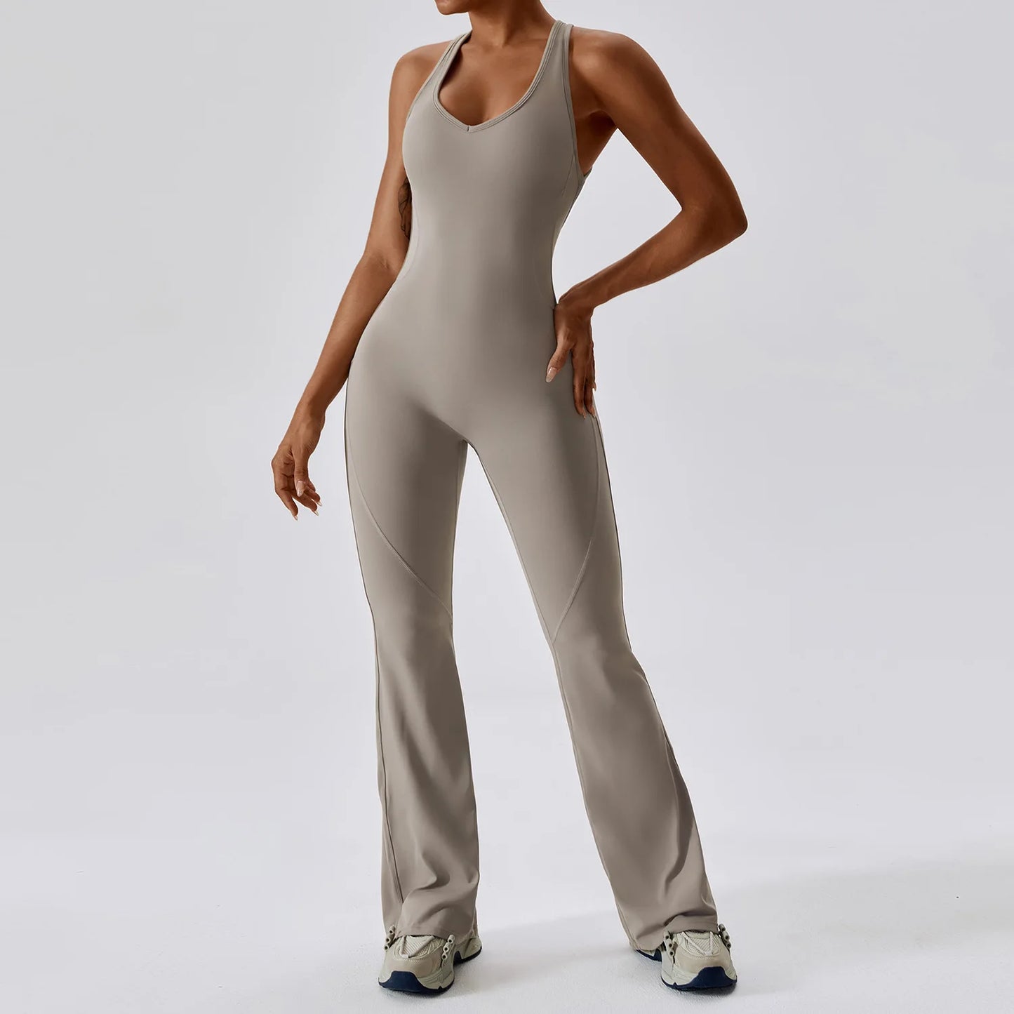 Mono de Yoga liso, conjunto de una pieza, Bodi Fitness, ropa de entrenamiento para mujer, ropa deportiva, conjunto de levantamiento de glúteos, ropa deportiva