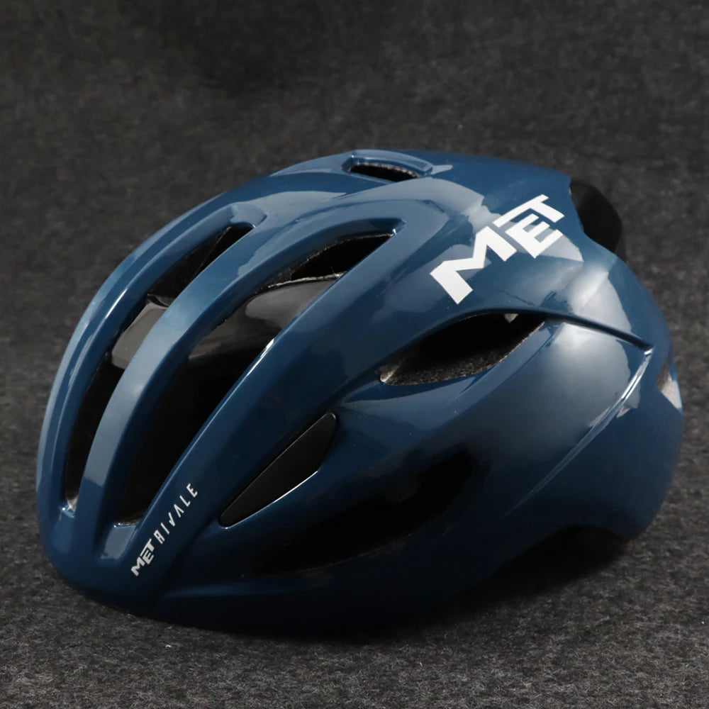 Casco de bicicleta MET Rivale, ultraligero, para carreras, deportes al aire libre, ciclismo de montaña, para hombres y mujeres