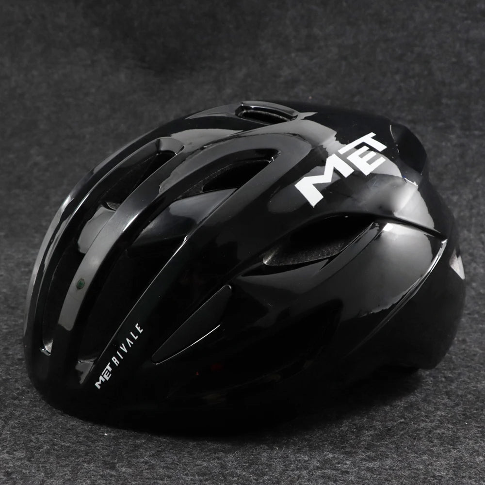 Casco de bicicleta MET Rivale, ultraligero, para carreras, deportes al aire libre, ciclismo de montaña, para hombres y mujeres