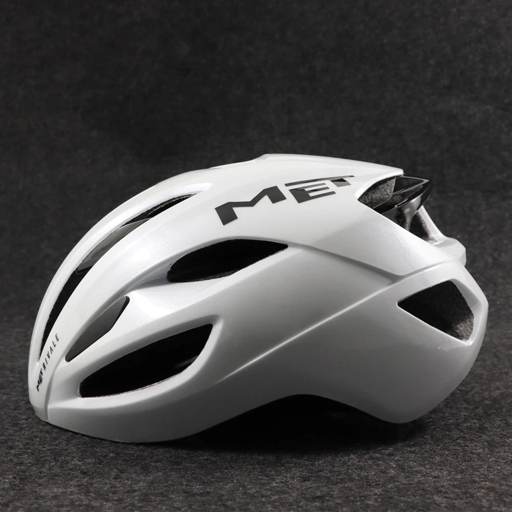 Casco de bicicleta MET Rivale, ultraligero, para carreras, deportes al aire libre, ciclismo de montaña, para hombres y mujeres