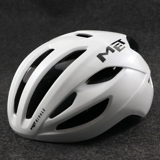 Casco de bicicleta MET Rivale, ultraligero, para carreras, deportes al aire libre, ciclismo de montaña, para hombres y mujeres