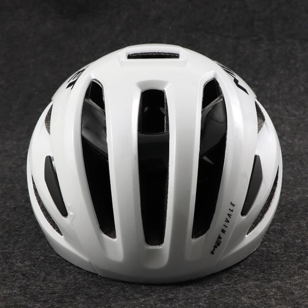 Casco de bicicleta MET Rivale, ultraligero, para carreras, deportes al aire libre, ciclismo de montaña, para hombres y mujeres